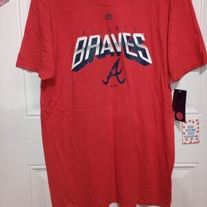 Majestic Red Apparel with Logo